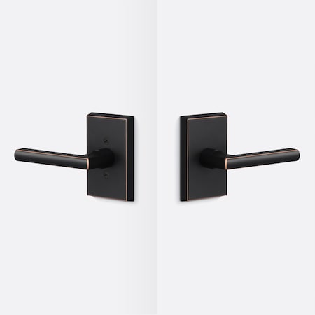 Sure-Loc Hardware Sure-Loc Hardware Logan Passage Lever, Vintage Bronze LN101 11P